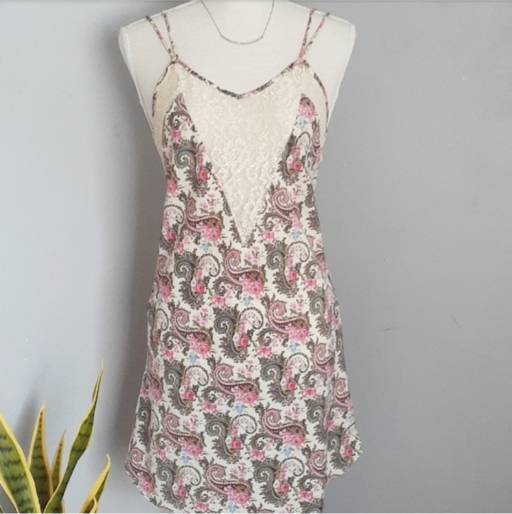 Victoria's Secret Vintage Paisley Lace Slip